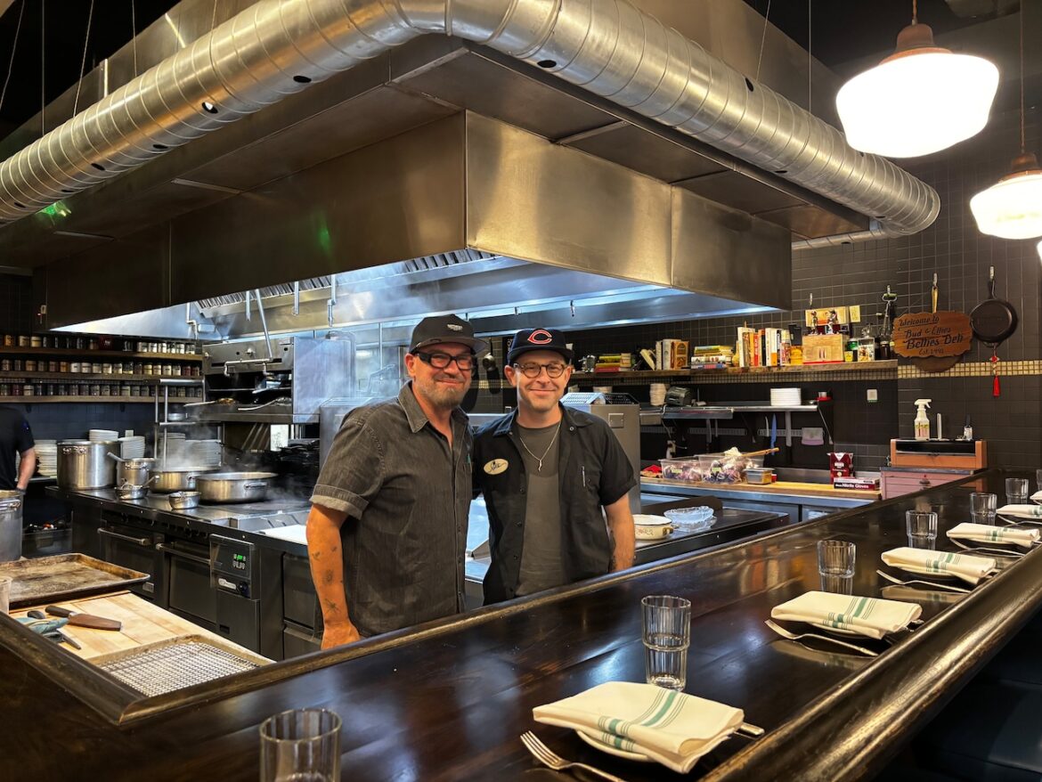 Michael Symon returns to cook at Cordelia with Vinnie Cimino for Jacques Pépin dinner Mostly Sunny