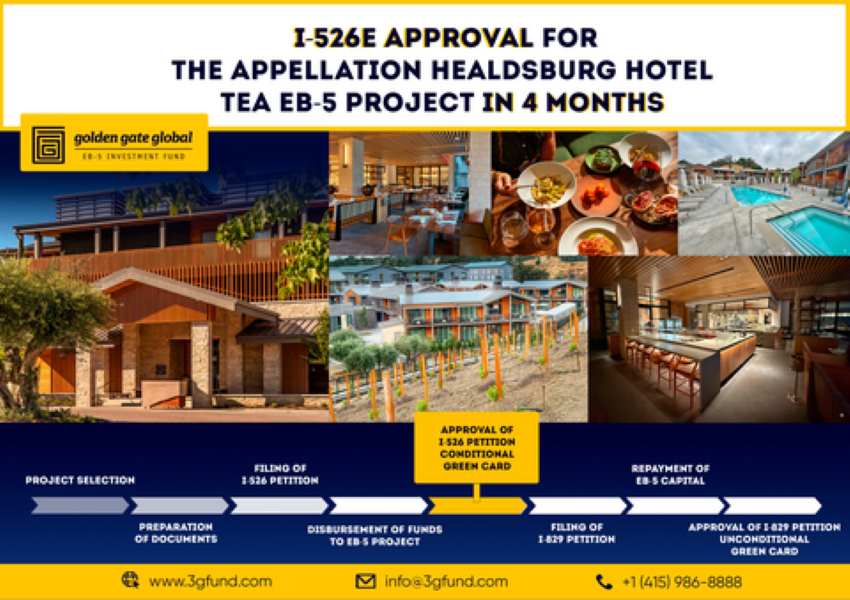 Luxury Hotel In California Sets New EB 5 Approval Speed Record Eb-5 approval