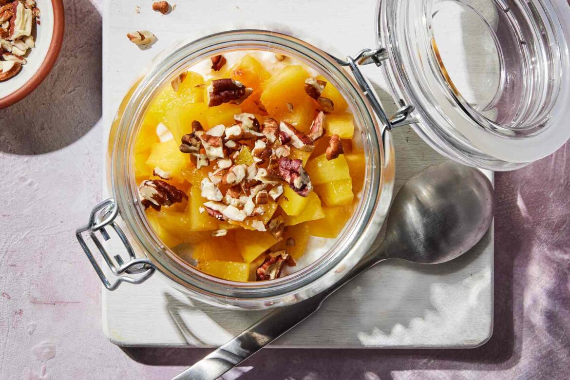 Cottage Cheese Snack Jar with Fruit