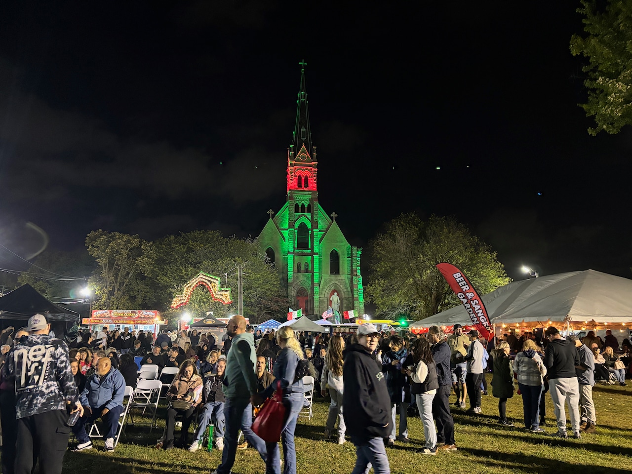 Judy Torres at the Italian Festival