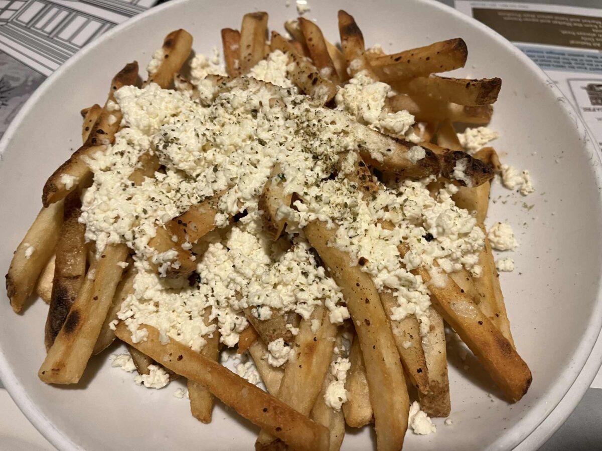 Greek style fries at Landmark Diner