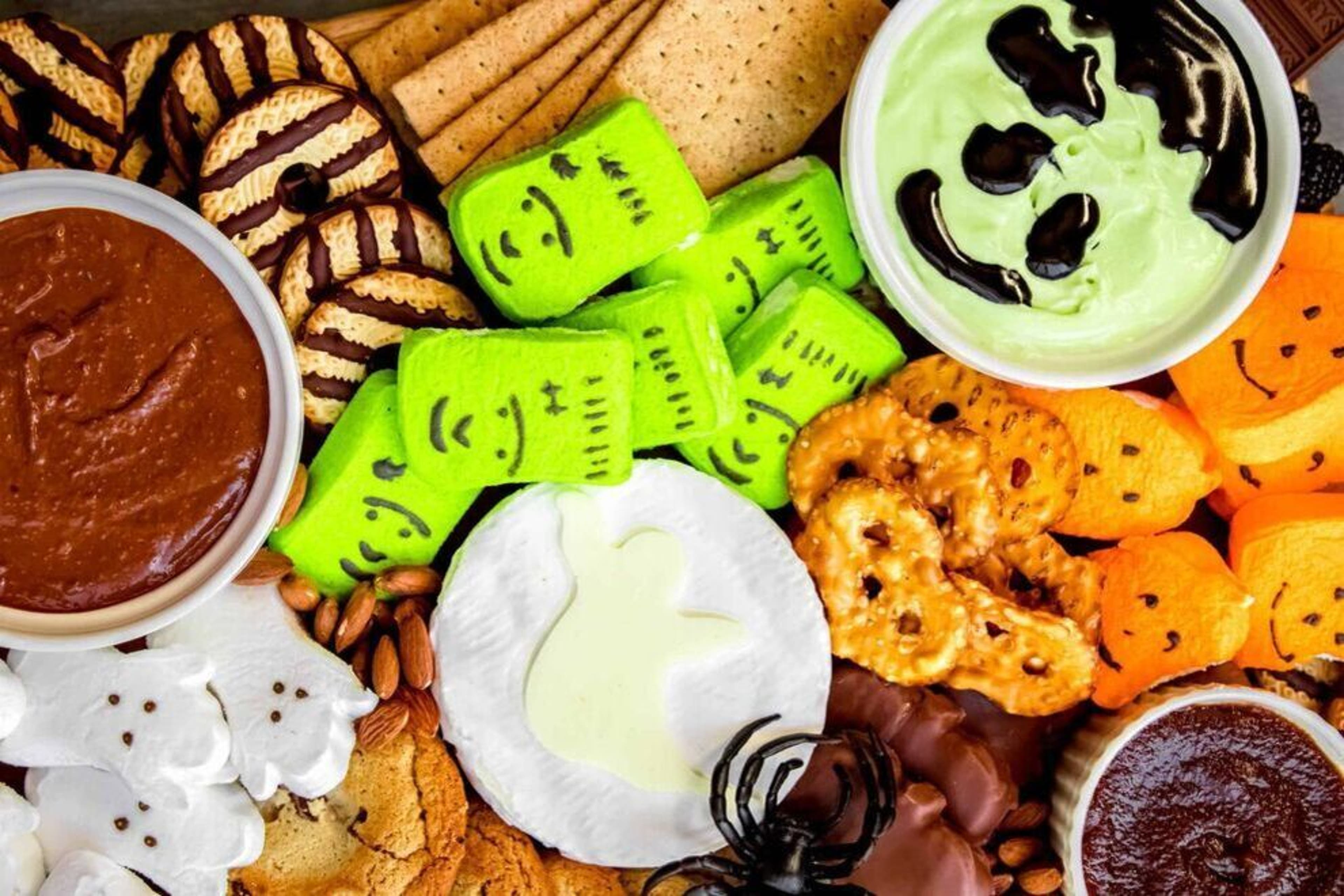 The Halloween s'mores board can be tailored to anyone's taste
