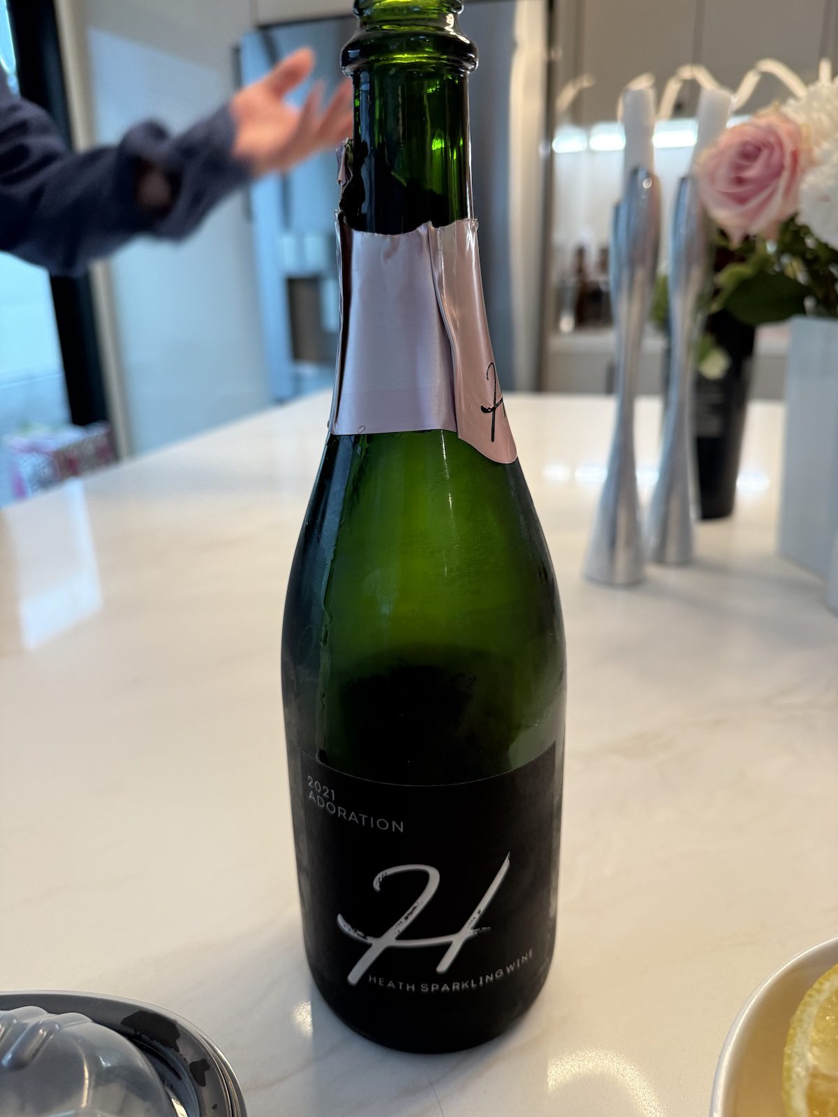 Make a platter of spicy fried chicken and pair it with this sparkling rosé.