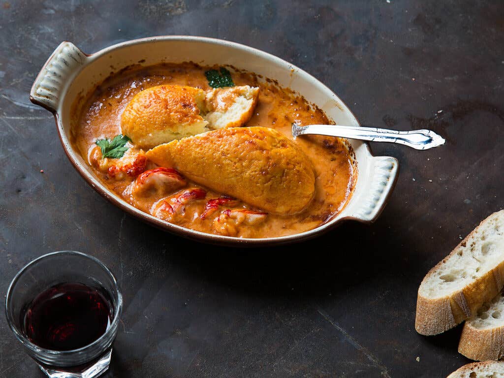 Pike Quenelles with Sauce Nantua (Quenelles de Brochet)