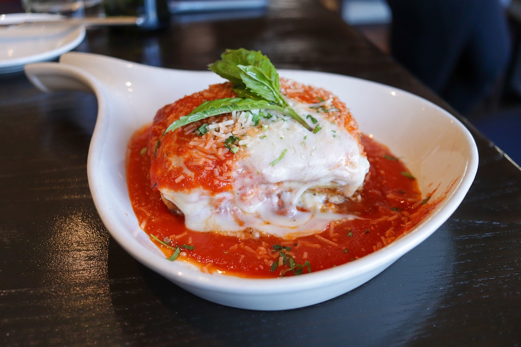 The lasagna at Facci Ristorante in Ellicott City.