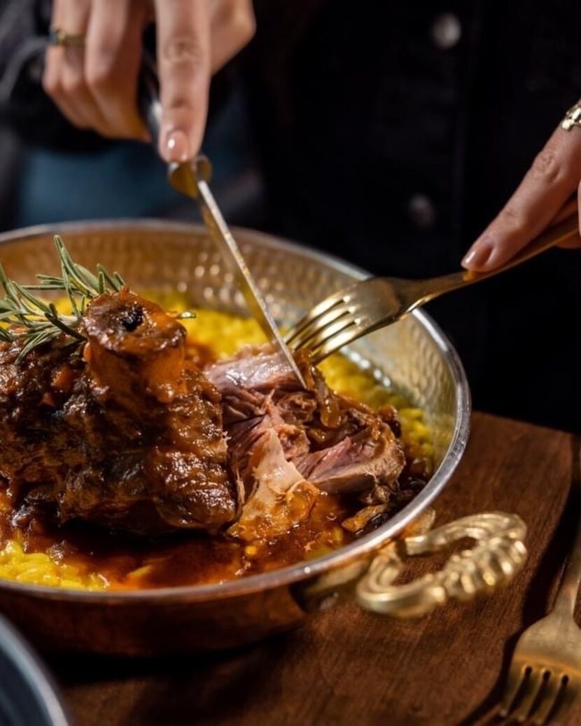 Ossobuco Milanese is one of the entrees at La Stella. 