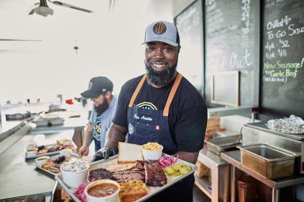 Kris Austin of A&M BBQ in Sebastopol. (Kim Carroll / For Sonoma Magazine)