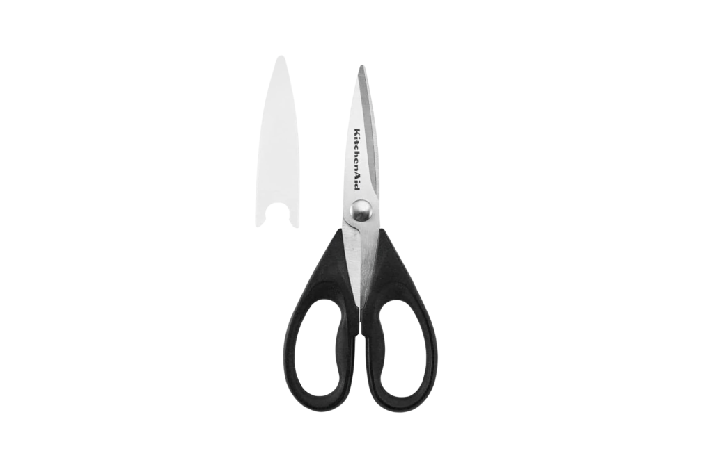 KitchenAid shears with a blade cover.