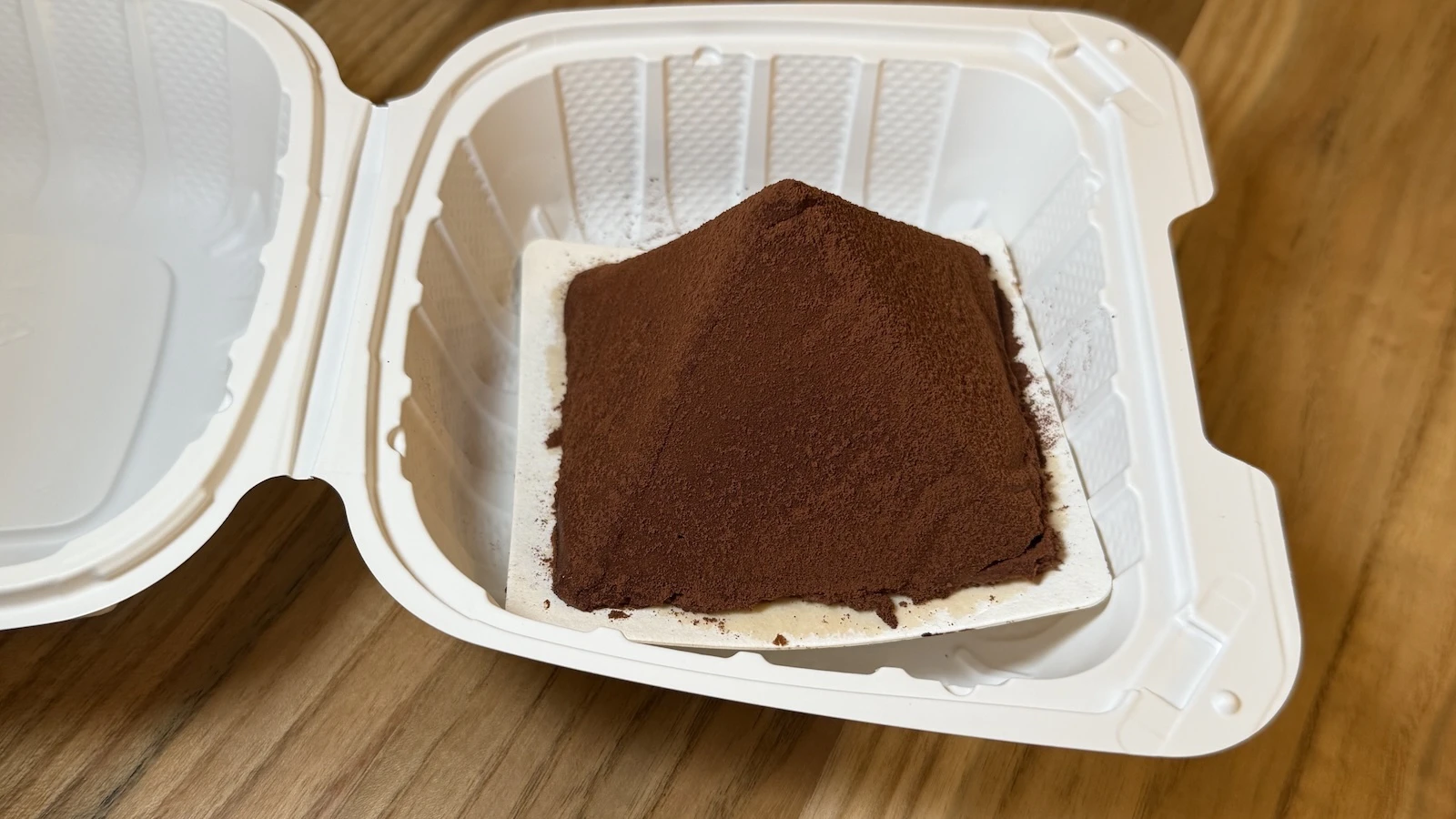 chocolate pyramid dessert
