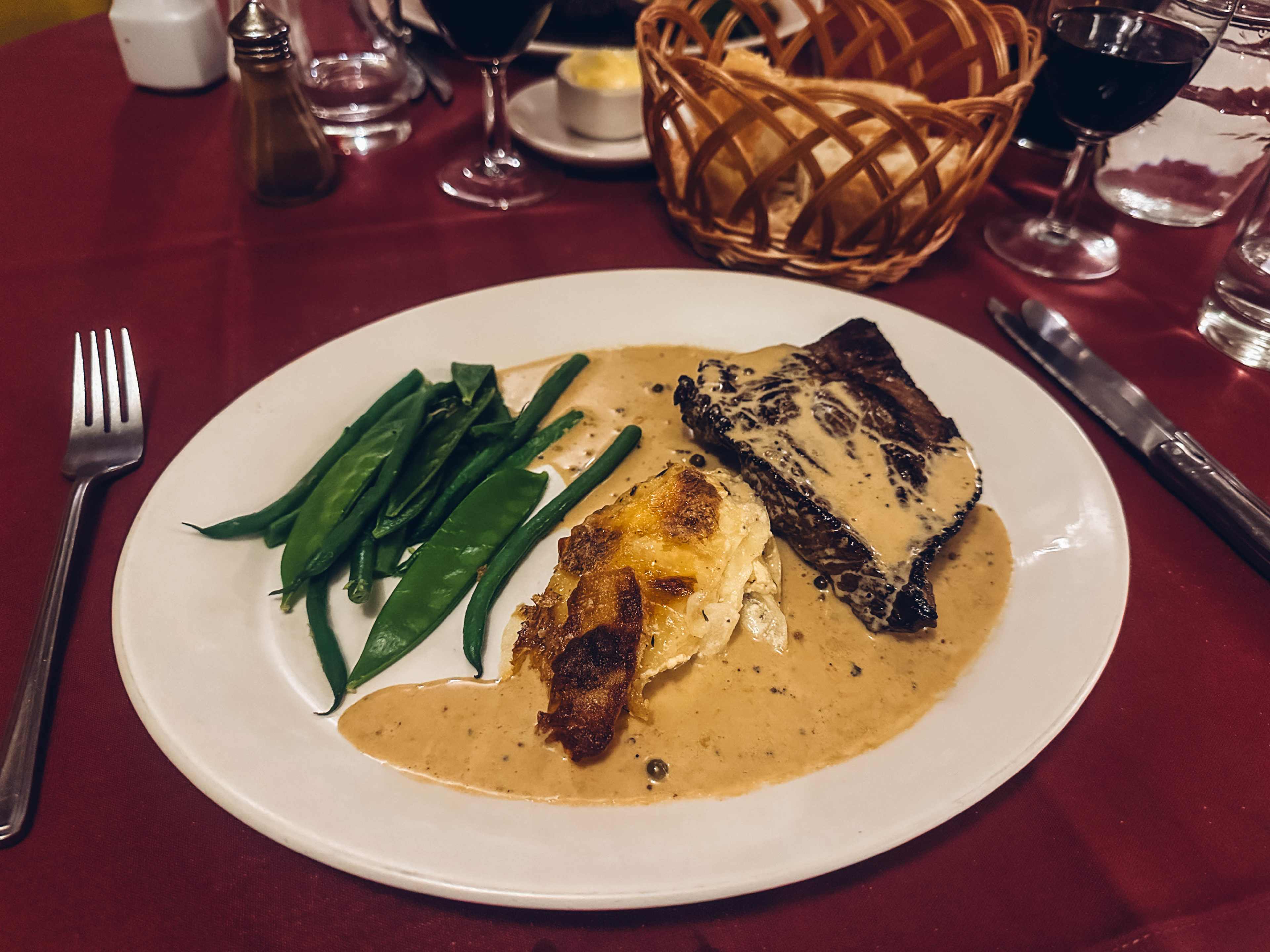 The rib beef bourguignon from Les Associés.
