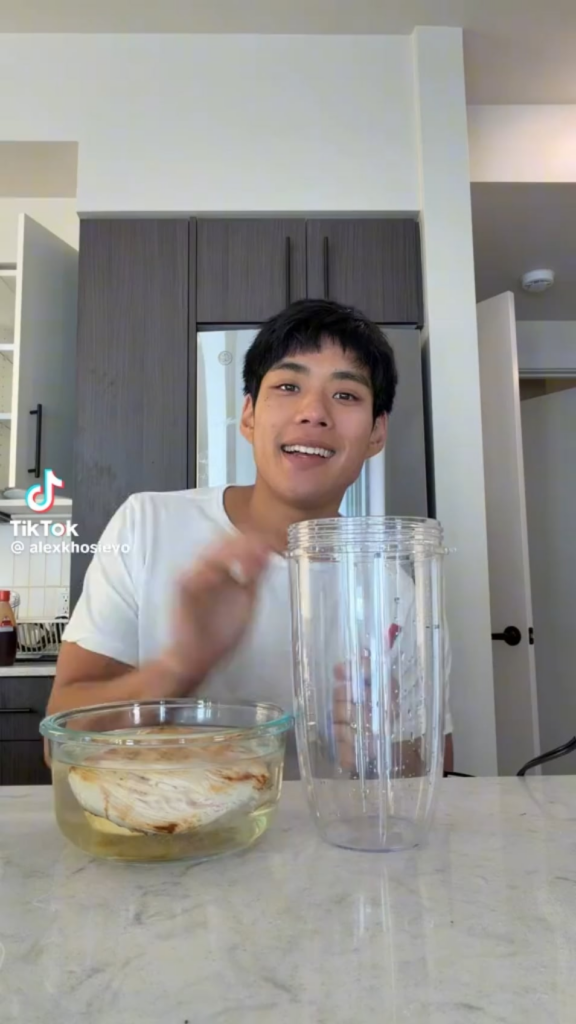 Blended chicken breast with Crystal Light makes the best protein shake...