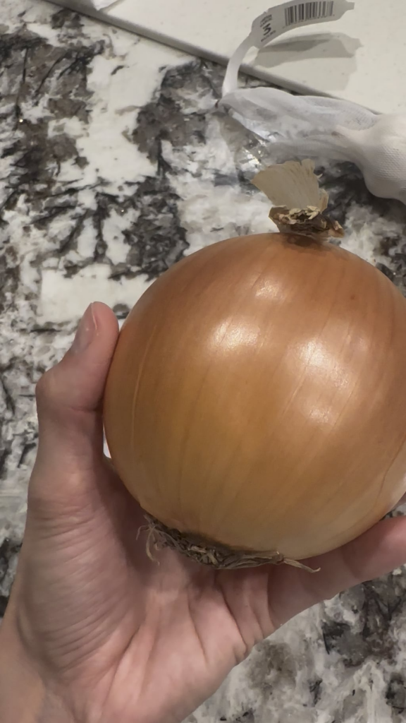 Beautiful Vadalia onion