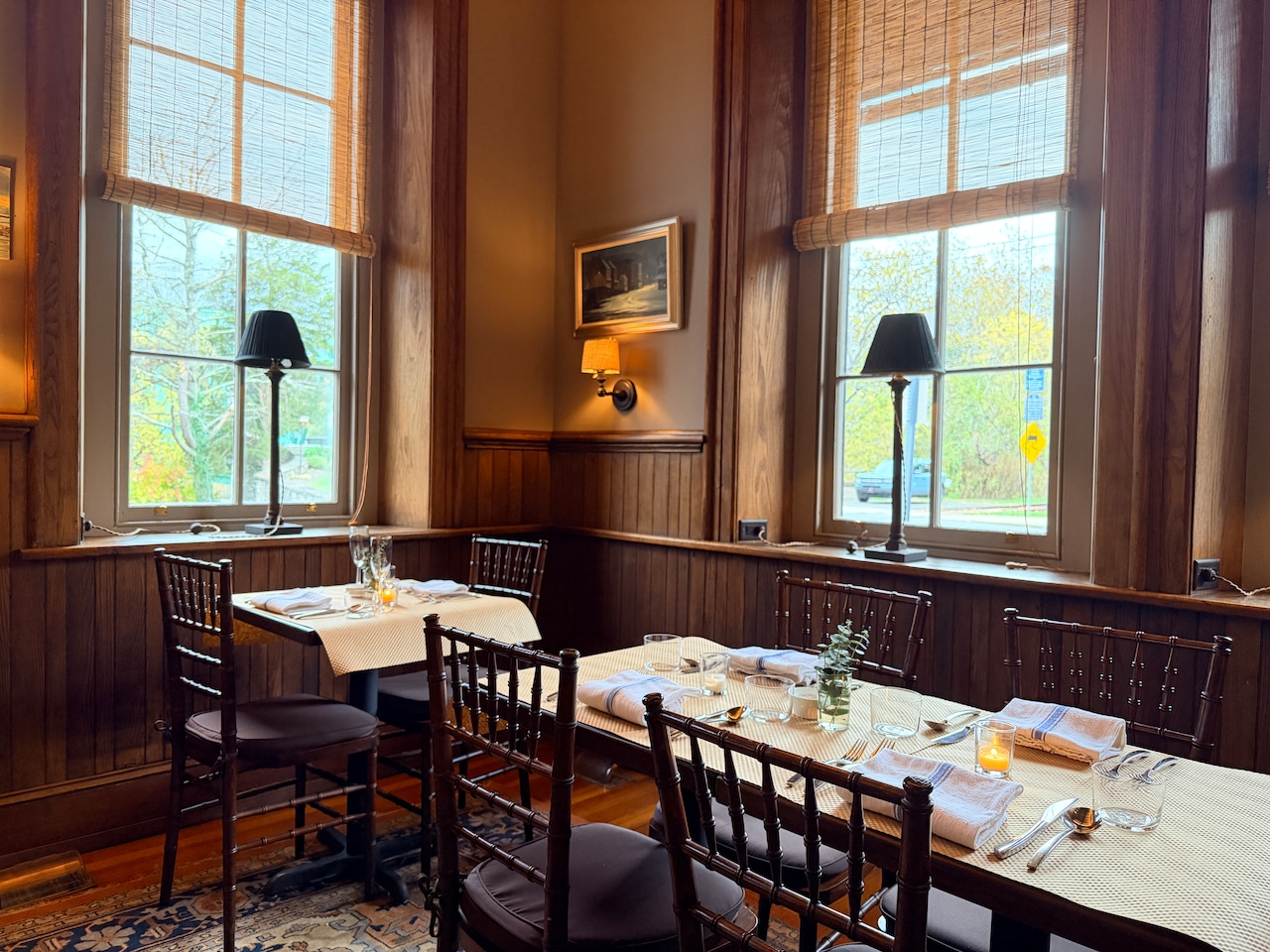Inside Canal House Station in Milford, NJ