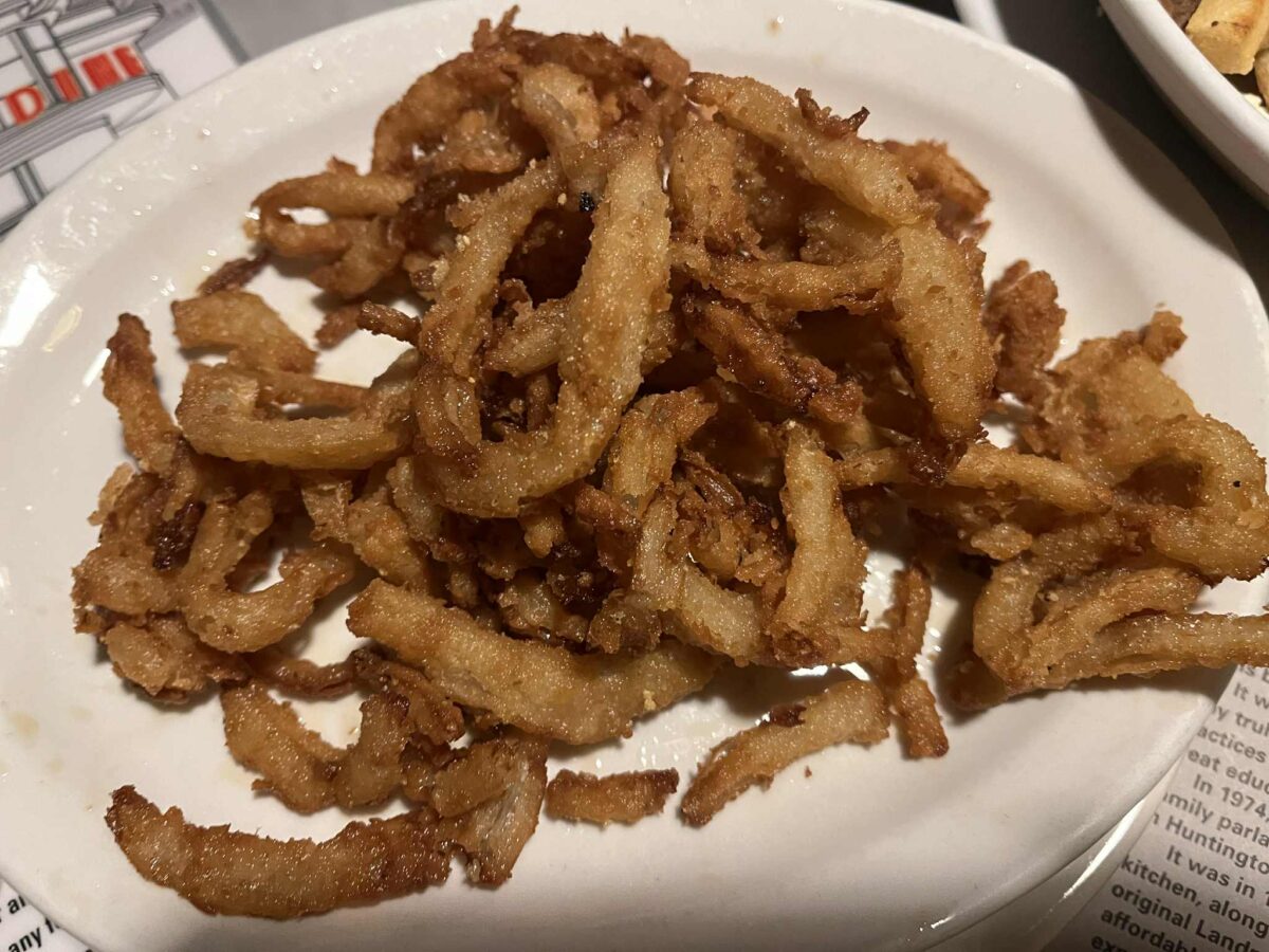 Onion Strings at Landmark Diner