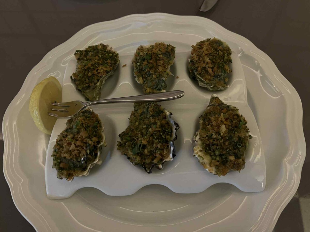Oysters Rockefeller