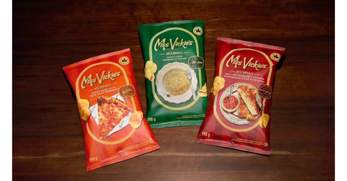 The Miss Vickie’s® brand Launches Italian-Inspired Flavours, as part of new Ristoranti Series The Miss Vickie's® brand Launches Italian-Inspired Flavours, as part of new Ristoranti Series