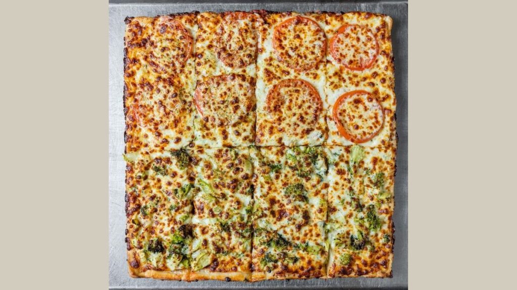 Pizza served at Pica’s Restaurant