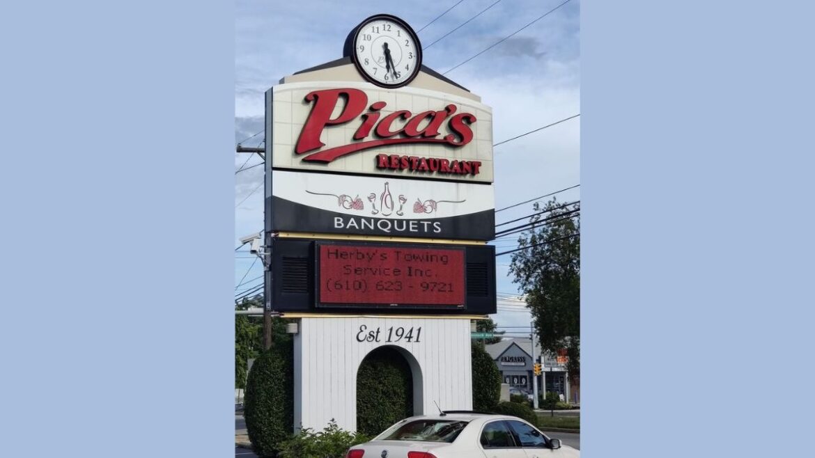 A Legendary Local Restaurant Closes Its Dining Room After 70 Years Pica’s Restaurant in Upper Darby has closed its dining room and is transitioning to a new building.