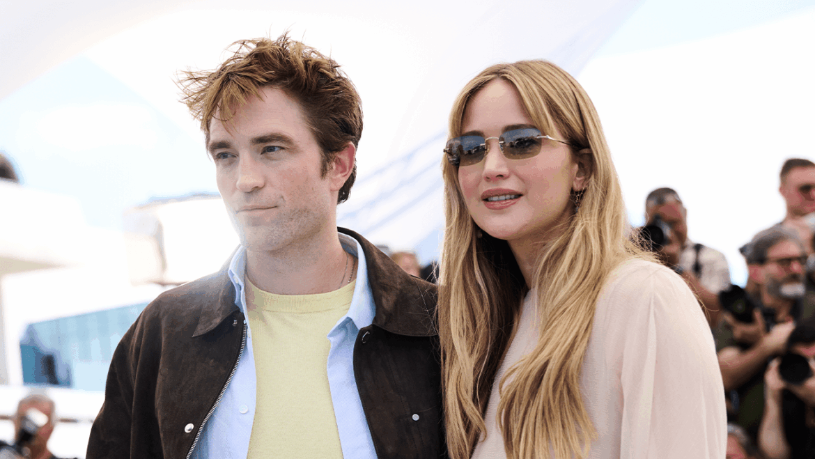 Robert Pattinson and Jennifer Lawrence