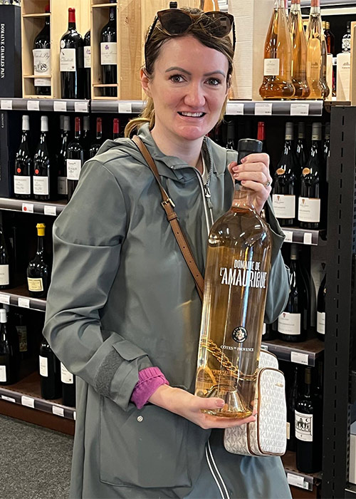 Image 4 Rebecca in Wine Beer Supermarket. Pic: Supplied