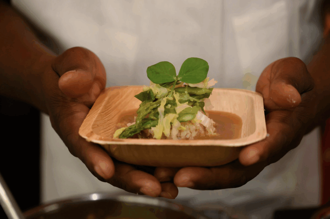 Plate of food from Worlds of Flavor 2024