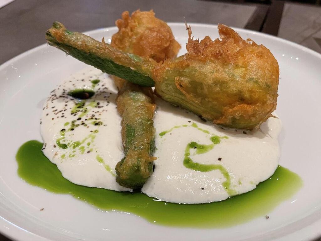 Zucchini blossoms at Capri  (Photo: Buzzy Gordon)  Restaurants of 2025