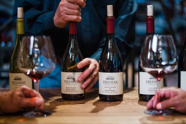 At Freeman Winery in Sebastopol. (Sonoma County Tourism)