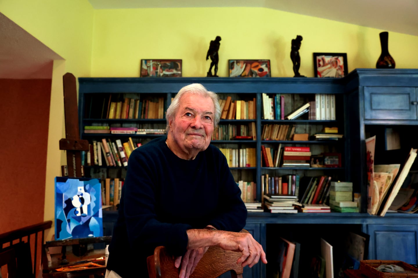 Jacques Pépin at home in Connecticut, where he cooks and paints. “My two primary passions remain cooking and painting,” he writes in his new book. 