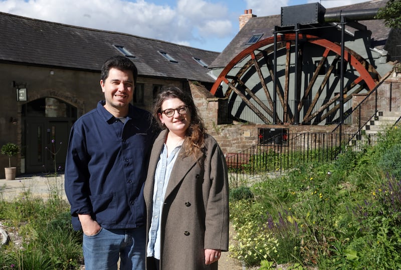 Carlos and Lucie Capparelli  at Capparelli at the Mill in Dundonald.
PICTURE: COLM LENAGHAN