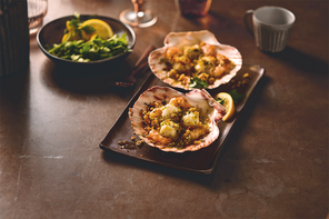 Waitrose No.1 6 Scallops & Prawns with Garlic Butter & Samphire