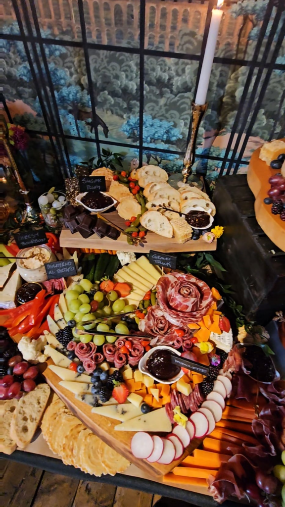 The spread for a wedding i went to