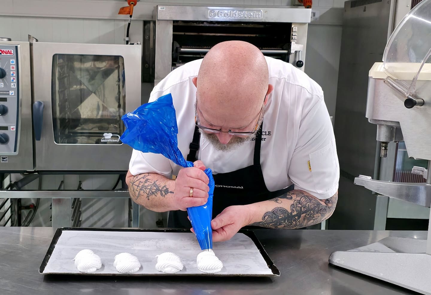 Noel Remacle calls his method the BelgieBaker Meringue. Photo / Supplied