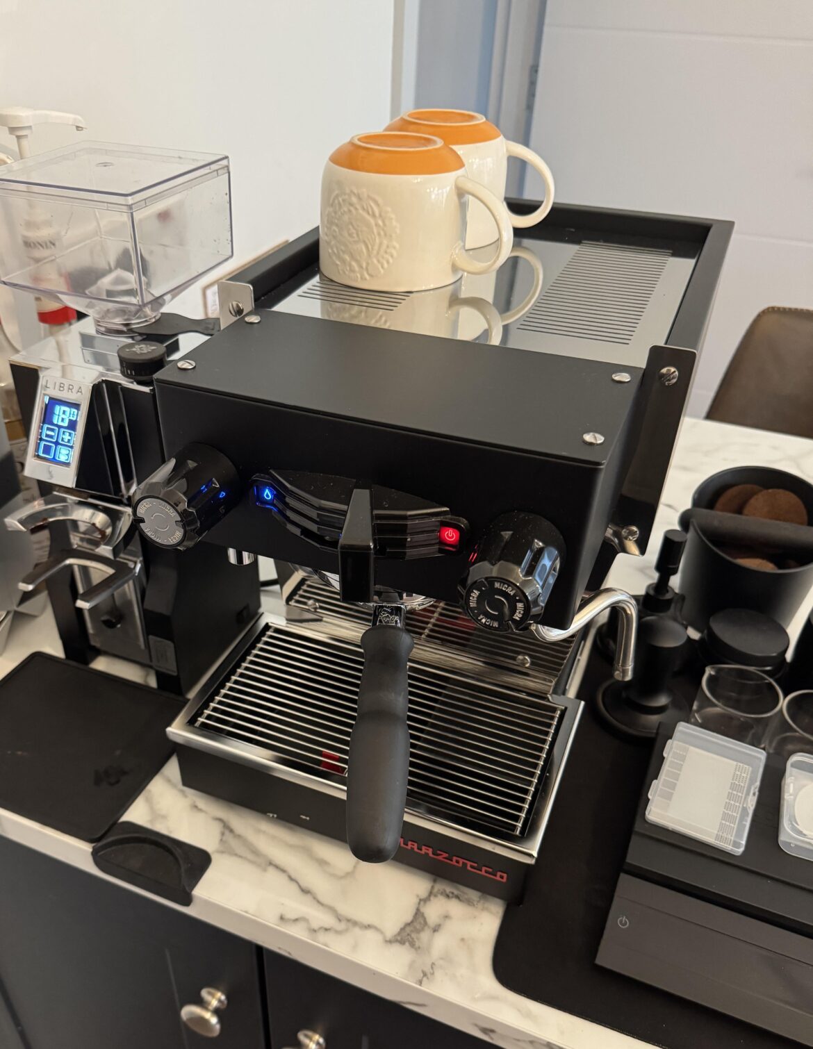 Went from a Rancilio Silvia + Fellow Opus to a Linea Micra + Libra… and now I fear going back