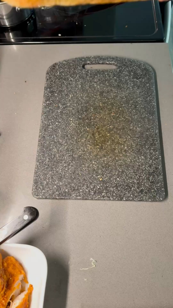 Honey soy garlic fried chicken sandwich