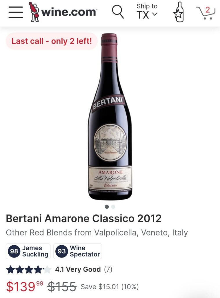 Never Had Amarone Wine, Got This Yesterday...Anyone Had It?