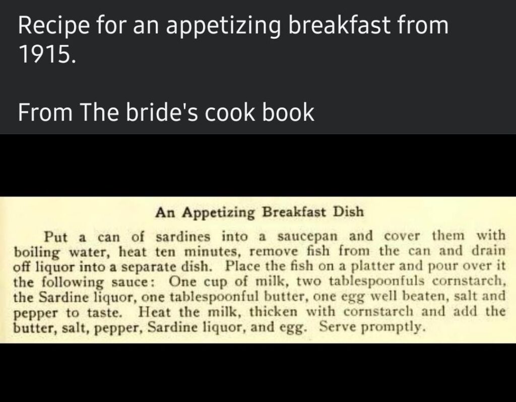 110 year old recipe