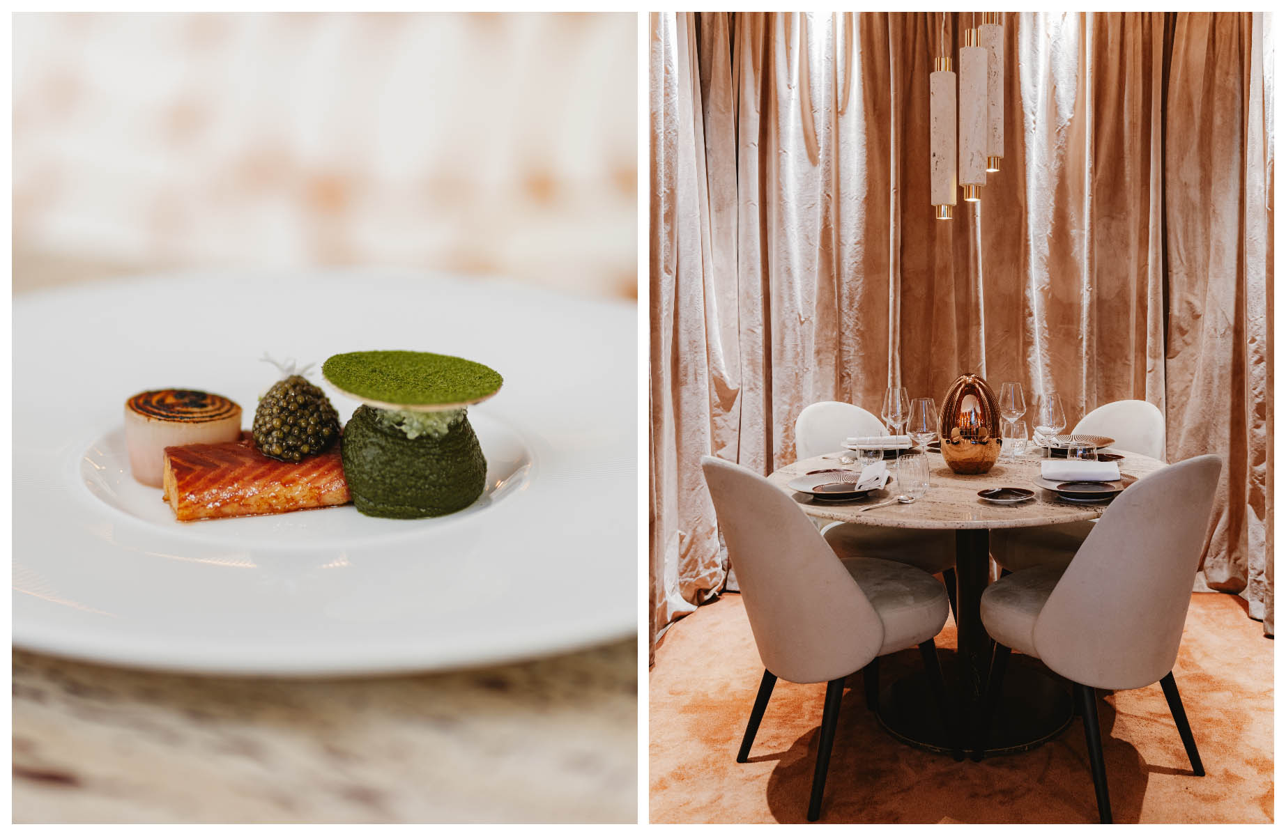 A delicate eel dish is Gabsi's signature. © Mary Quincy / The MICHELIN Guide