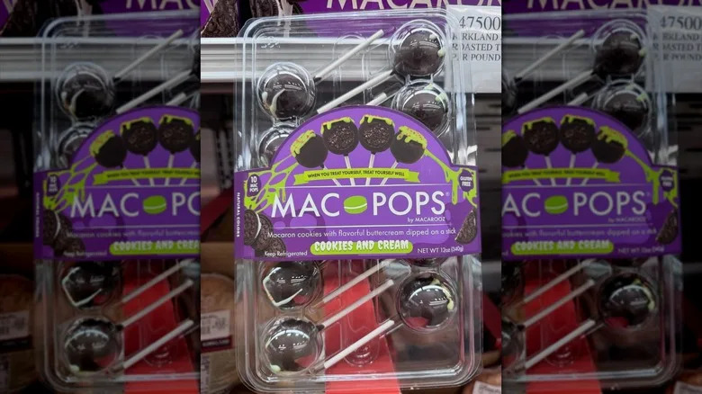 Box of halloween Mac Pops