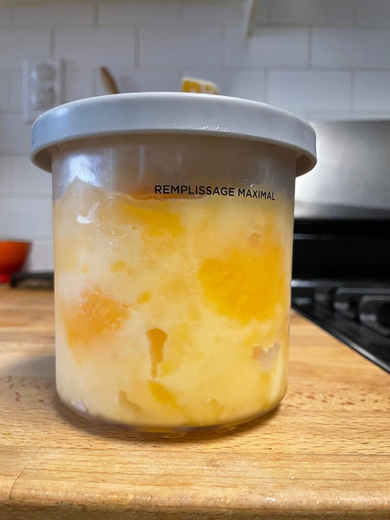 Dekopon orange (Sumo Citrus) sorbet