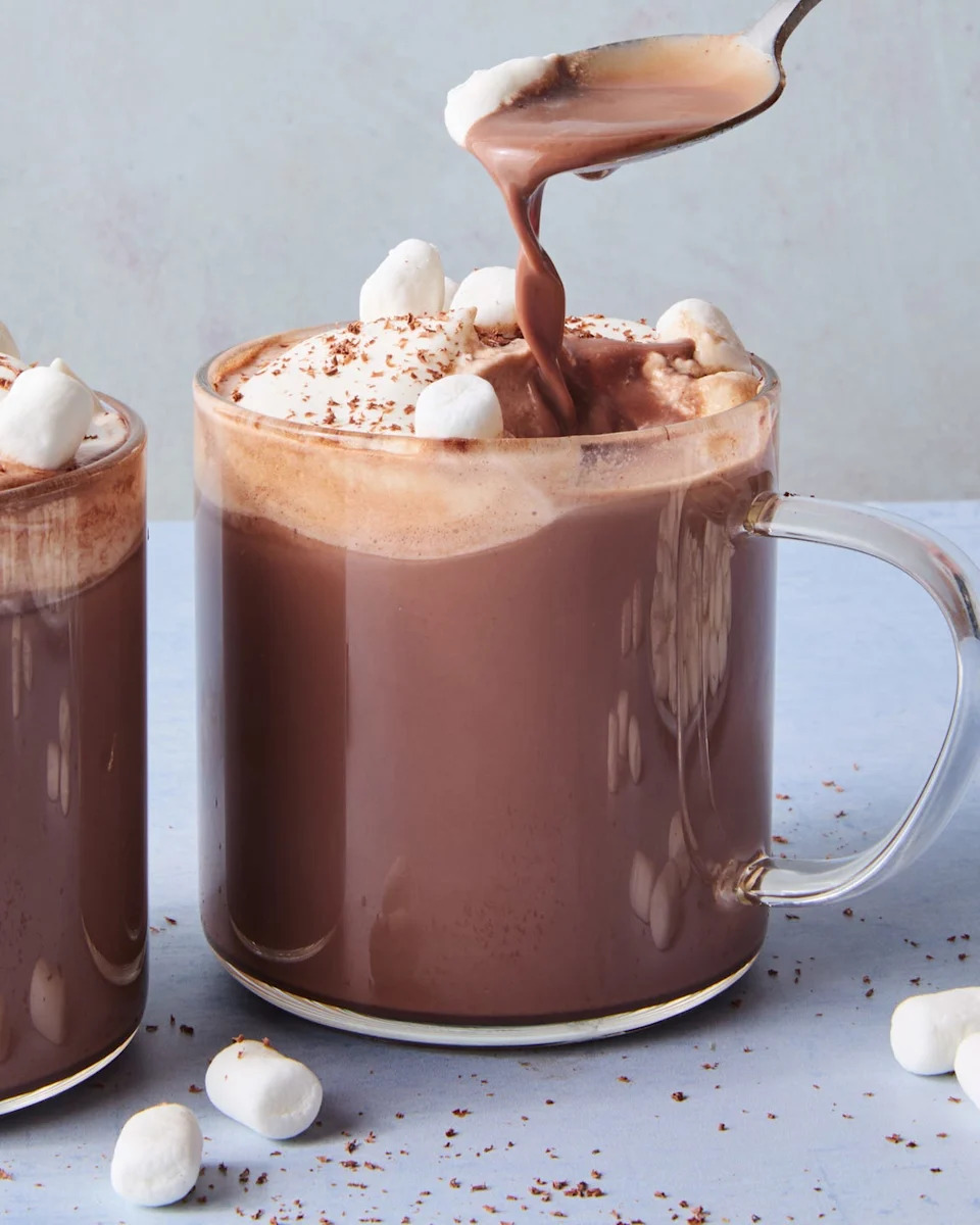hot chocolate with marshmallows