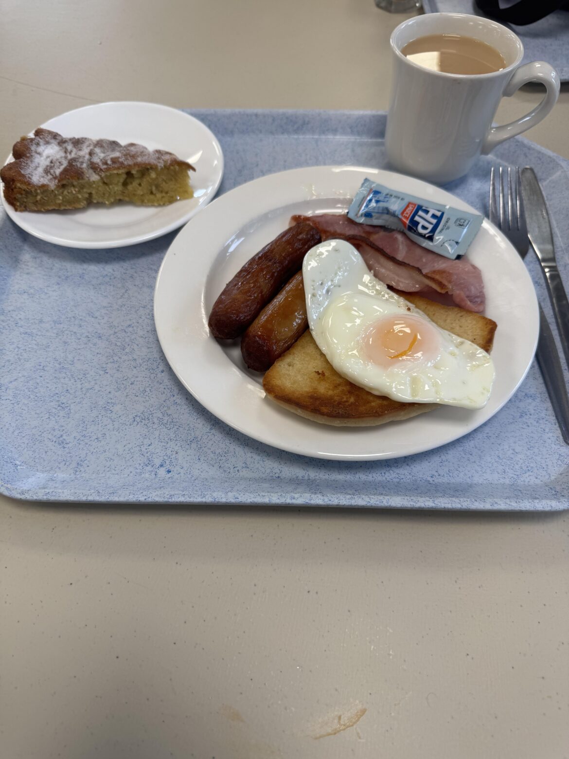 £2.40 this week I added a slice of banana cake for afters