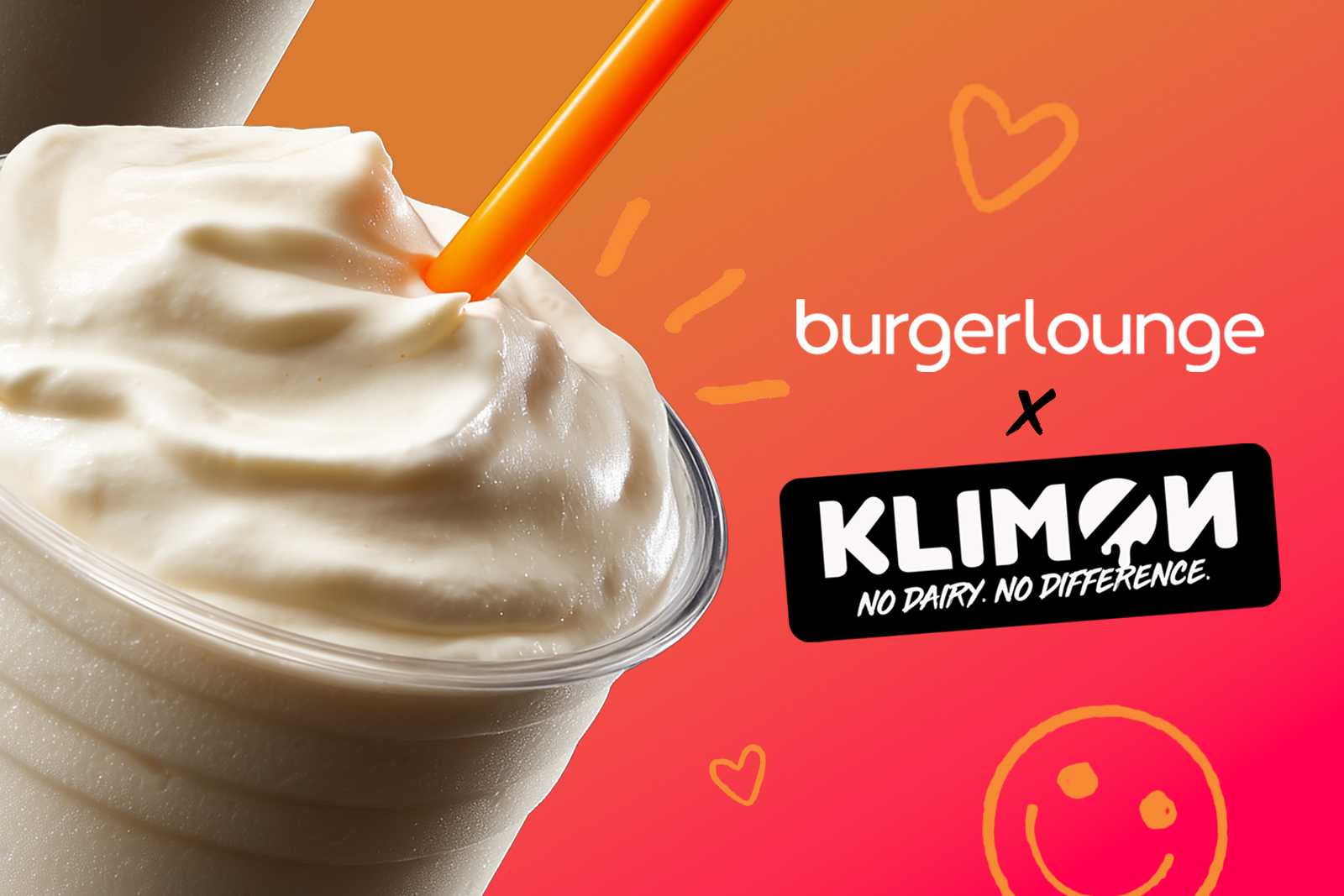 Burger Lounge x Klimon Plant-Based Milkshake Collaboration