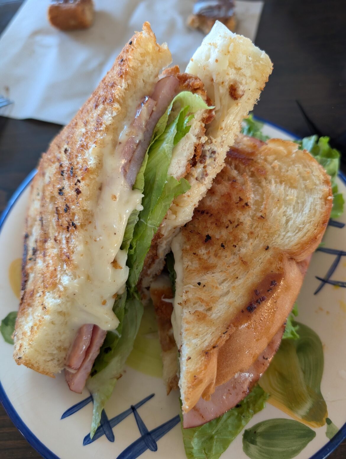 Chicken Cordon Bleu Sandwich