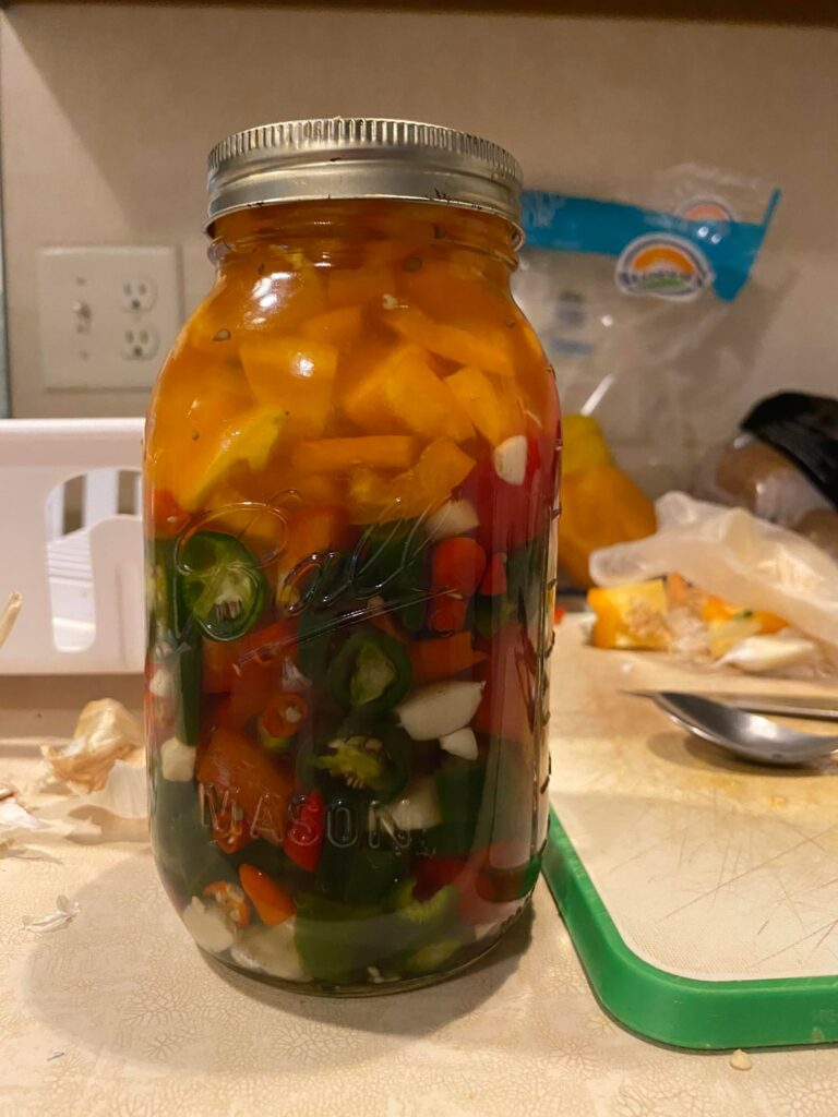 Was gifted a Carolina Reaper by a coworker. Made my very first hot sauce with it. Was gifted a Carolina Reaper by a coworker. Made my very first hot sauce with it.