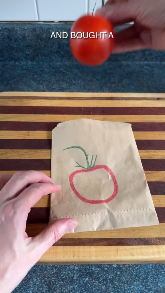 16$ Tomato from the farmers market