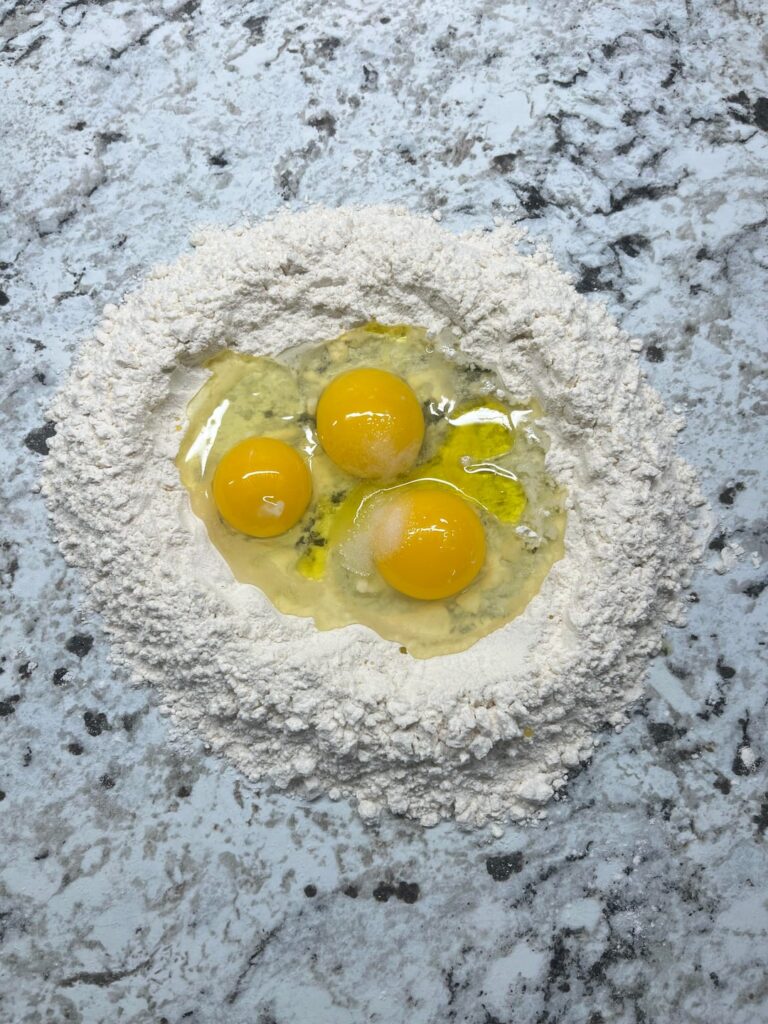 Made fettuccine, still learning. Also made sauce from scratch