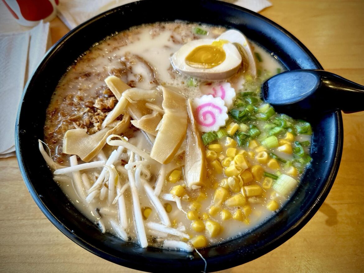 Tonkotsu ramen from Ramen Hood, Scottsdale AZ