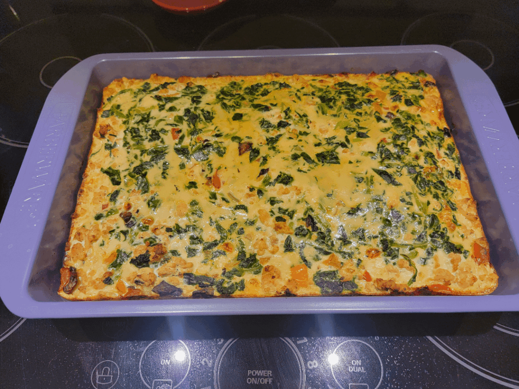 Breakfast Casserole, 350 calories for a 6th. Breakfast Casserole, 350 calories for a 6th.