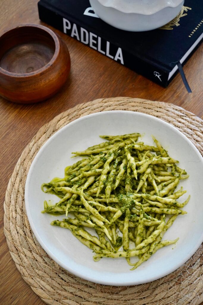 Trofie al Pesto; a pasta that humbles you. Trofie al Pesto; a pasta that humbles you.