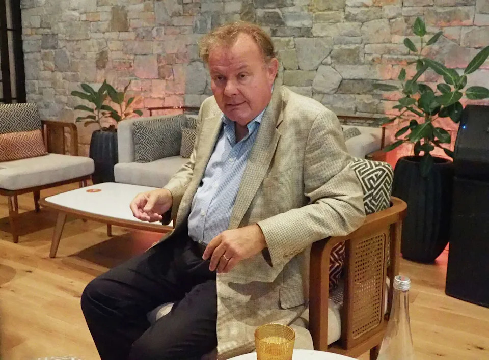 Charles Mallory, founder of Delamar Hotel Collection, speaks with Hearst Connecticut Media during a tour of Delamar Westport in Westport, Conn., on Wednesday October 8, 2025. (Christian Abraham/Hearst Connecticut Media)